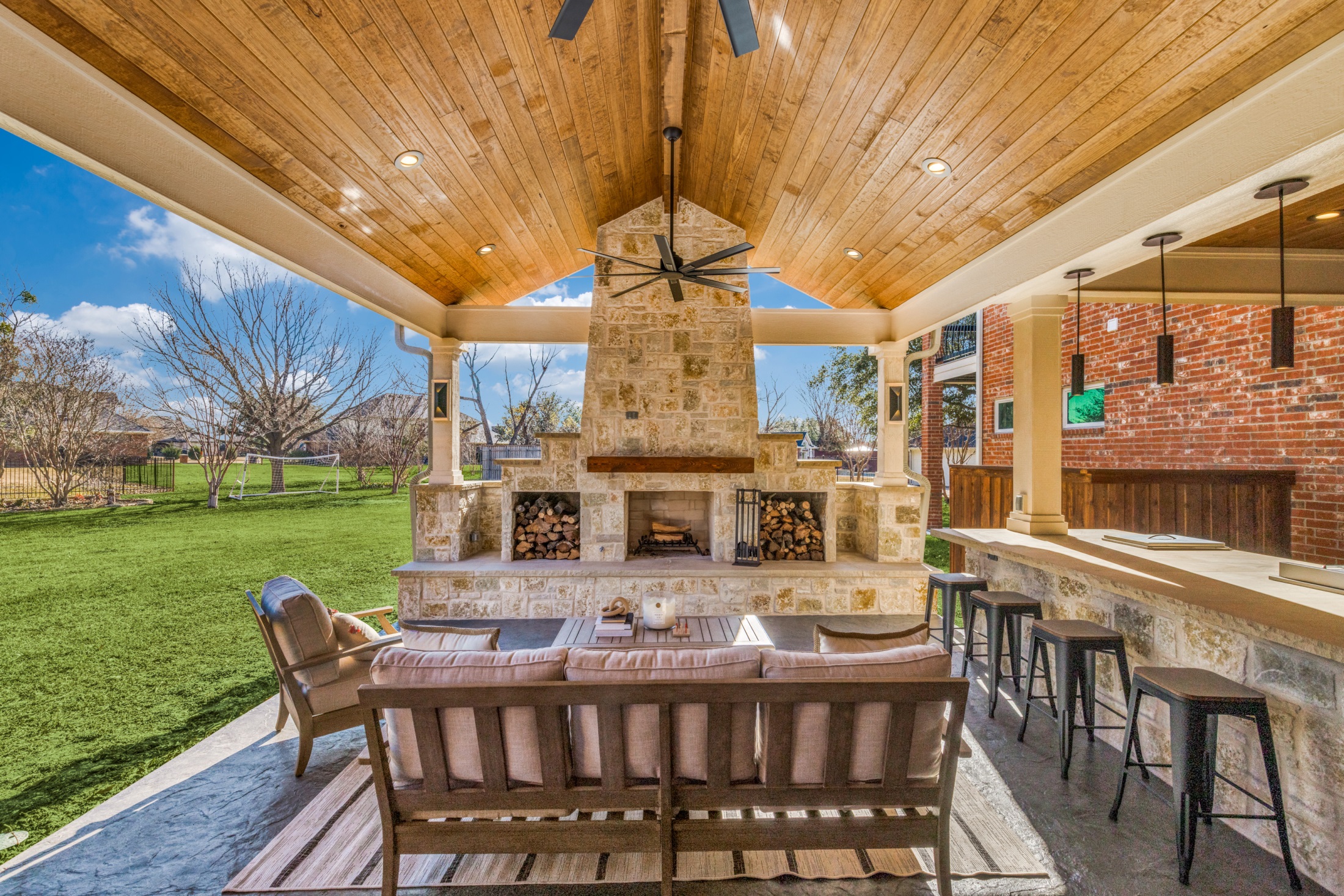 Outdoor Fireplace